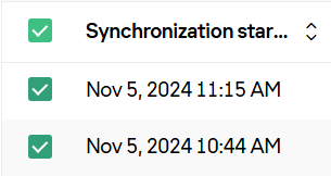 Logs selection